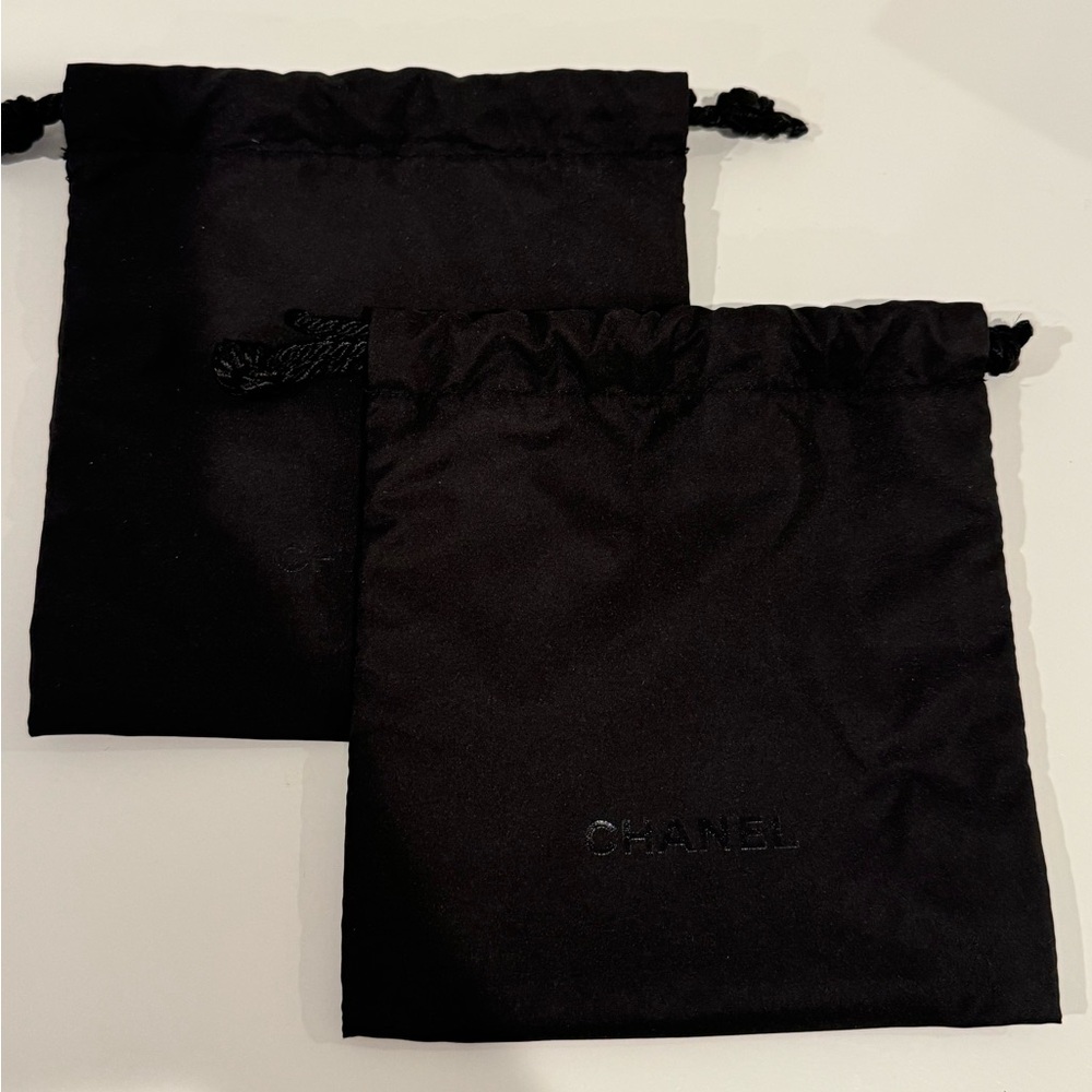 CHANEL mini drawstring bag
